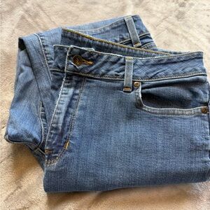 L.L. Bean Women's Straight Leg Blue Jeans